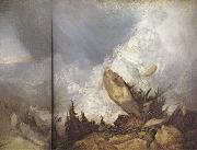 Joseph Mallord William Turner The fall of an Avalanche in the Grisons (mk31) Spain oil painting artist